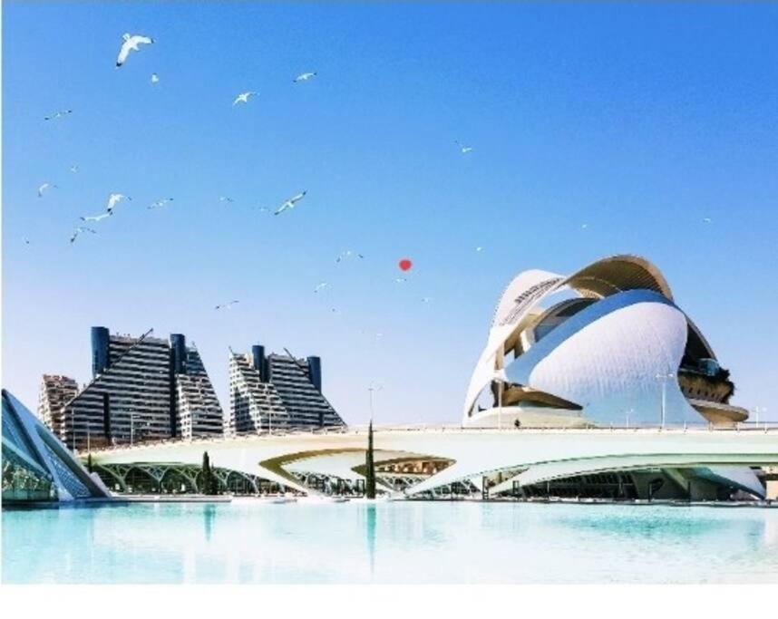 Apartamento Junto Al Mar Con Wifi Y Piscina Сагунт Екстер'єр фото